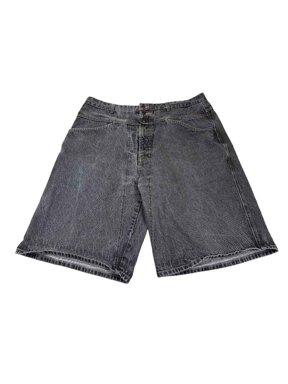 Vintage Jean Shorts By Marithe Francois Girbaud Size 40 Gray Denim (NN624)